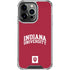 Indiana University Hoosiers iPhone 16 Pro Clear Case